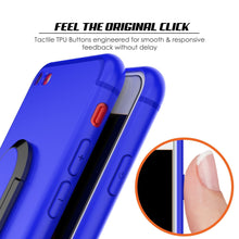 Load image into Gallery viewer, iPhone 8 Case, Punkcase Magnetix Protective TPU Cover W/ Kickstand, PLUS Tempered Glass Screen Protector [Blue] 
