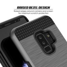 Load image into Gallery viewer, Galaxy S9 Plus Case, PUNKcase [SLOT Series] [Slim Fit] Dual-Layer Armor Cover w/Integrated Anti-Shock System [Grey] (Color in image: Pink)
