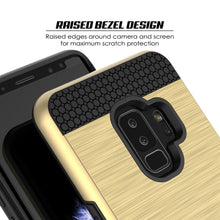 Load image into Gallery viewer, Galaxy S9 Plus Case, PUNKcase [SLOT Series] [Slim Fit] Dual-Layer Armor Cover w/Integrated Anti-Shock System [Gold] (Color in image: Pink)
