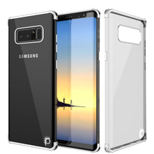 Load image into Gallery viewer, Note 8 Case, Punkcase [BLAZE SERIES] Protective Cover W/ PunkShield Screen Protector [Shockproof] [Slim Fit] for Samsung Galaxy Note 8 [Silver] (Color in image: Silver)
