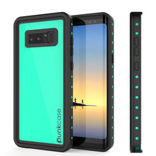 Load image into Gallery viewer, Note 8 Waterproof Case PunkCase StudStar Teal Thin 6.6ft Underwater IP68 Shock/Snow Proof (Color in image: teal)
