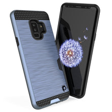Charger l'image dans la galerie, Galaxy S9 Plus Case, PUNKcase [SLOT Series] [Slim Fit] Dual-Layer Armor Cover w/Integrated Anti-Shock System, Credit Card Slot [Navy] (Color in image: Grey)
