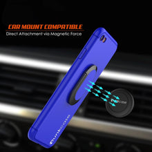 Load image into Gallery viewer, iPhone 8 Case, Punkcase Magnetix Protective TPU Cover W/ Kickstand, PLUS Tempered Glass Screen Protector [Blue] (Color in image: pink)
