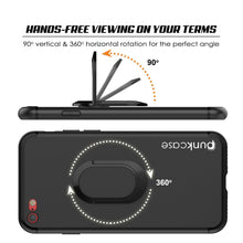 Load image into Gallery viewer, iPhone 8 Case, Punkcase Magnetix Protective TPU Cover W/ Kickstand, PLUS Tempered Glass Screen Protector [Black] (Color in image: pink)
