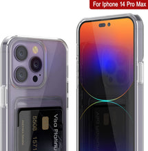 Load image into Gallery viewer, Étui porte-cartes iPhone 14 Pro Max [Série Crystal CardSlot] [Ajustement fin]
