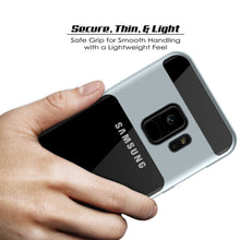 Charger l'image dans la galerie, Galaxy S9 Case, PUNKcase [LUCID 3.0 Series] [Slim Fit] [Clear Back] Armor Cover w/ Integrated Kickstand, Anti-Shock System &amp; PUNKSHIELD Screen Protector for Samsung Galaxy S9 [Silver] (Color in image: Teal)
