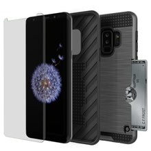 Load image into Gallery viewer, Galaxy S9 Plus Case, PUNKcase [SLOT Series] [Slim Fit] Dual-Layer Armor Cover w/Integrated Anti-Shock System [Grey] (Color in image: White)
