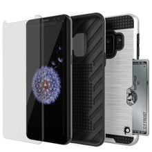 Charger l'image dans la galerie, Galaxy S9 Case, PUNKcase [SLOT Series] [Slim Fit] Dual-Layer Armor Cover w/Integrated Anti-Shock System, Credit Card Slot &amp; Screen Protector [White] (Color in image: Black)
