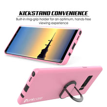 Load image into Gallery viewer, Galaxy Note 8 Case, Punkcase Magnetix Protective TPU Cover W/ Kickstand, Screen Protector [Pink] 

