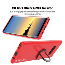 Load image into Gallery viewer, Galaxy Note 8 Case, Punkcase Magnetix Protective TPU Cover W/ Kickstand, Screen Protector [Red] 
