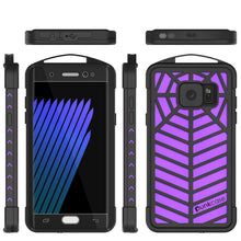 Charger l&#39;image dans la galerie, Coque étanche pour Galaxy Note FE, série WEBSTER de Punkcase, violette | Coque robuste de protection
