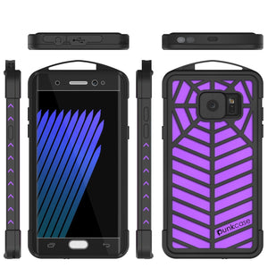 Coque étanche pour Galaxy Note FE, série WEBSTER de Punkcase, violette | Coque robuste de protection