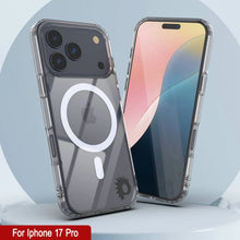 Charger l'image dans la galerie, Punkcase iPhone 17 Pro Magnetic Wireless Charging Case [Clearmag Series] [Clear]
