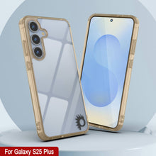 Load image into Gallery viewer, Coque Galaxy S25 Plus [Série Acrylique Transparente] [Antidérapante] Pour Galaxy S25 Plus [Orange]
