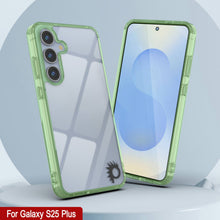 Load image into Gallery viewer, Coque Galaxy S25 Plus [Série Acrylique Transparente] [Antidérapante] Pour Galaxy S25 Plus [Vert]
