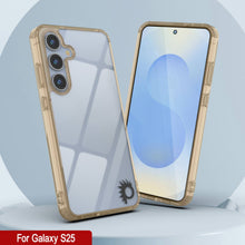 Load image into Gallery viewer, Coque Galaxy S25 [Série Acrylique Transparente] [Antidérapante] Pour Galaxy S25 [Orange]
