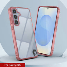 Load image into Gallery viewer, Coque Galaxy S25 [Série Acrylique Transparente] [Antidérapante] Pour Galaxy S25 [Rouge]
