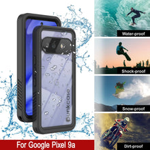 Load image into Gallery viewer, Case d&#39;étanchéité Google Pixel 9A, couvercle d&#39;armure Punkcase [série Extreme avec protecteur d&#39;écran intégré [noir]
