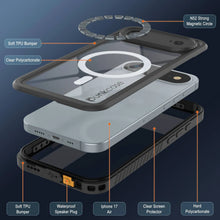 Charger l'image dans la galerie, Étui étanche à l'air de l'iPhone 17, couvercle d'armure Punkcase [série Extreme avec protecteur d'écran intégré [noir]
