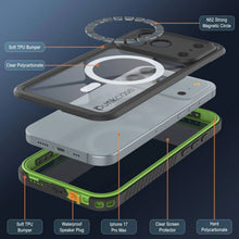 Load image into Gallery viewer, Produits Boîtier imperméable iPhone 17 Pro Max, Punkcase [Extreme Series] Couverture d'armure avec protecteur d'écran intégré [vert clair]
