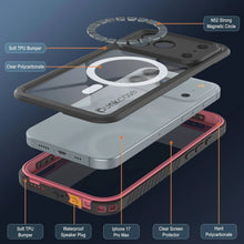 Load image into Gallery viewer, Coupe d'imperméabilisation de l'iPhone 17 Pro Max, Punkcase [Extreme Series] Couvercle d'armure avec protecteur d'écran intégré [Pink]
