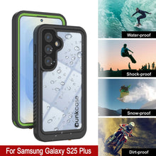 Load image into Gallery viewer, Coque étanche/antichoc pour Galaxy S25+ Plus [Série Extreme] avec protection d'écran [Vert clair]

