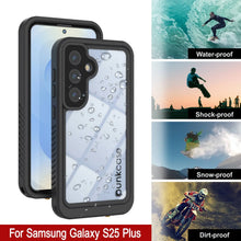 Load image into Gallery viewer, Coque étanche/résistante aux chocs pour Galaxy S25+ Plus [Série Extreme] avec protection d'écran [Noir]
