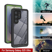 Load image into Gallery viewer, Coque étanche/antichoc pour Galaxy S25 Ultra [Série Extreme] avec protection d'écran [Vert clair]
