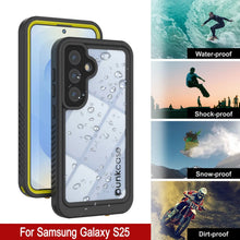 Load image into Gallery viewer, Coque étanche/résistante aux chocs pour Galaxy S25 [Série Extreme] avec protection d'écran [Jaune]
