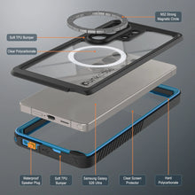 Load image into Gallery viewer, Coque ultra étanche pour Galaxy S26, Punkcase [Extreme Mag Series] Armor Cover avec protecteur d'écran intégré [Bleu]
