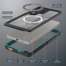 Load image into Gallery viewer, Coque ultra étanche pour Galaxy S26, Punkcase [Extreme Mag Series] Armor Cover avec protection d'écran intégrée [Sarcelle]
