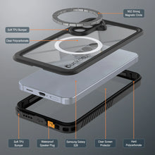 Load image into Gallery viewer, Coque étanche pour Galaxy S26, Punkcase [Extreme Mag Series] Armor Cover avec protecteur d'écran intégré [Noir]
