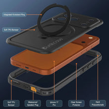 Charger l&#39;image dans la galerie, Coque étanche pour iPhone 17 Pro [Série Kickstud 2.0] Housse de protection IP68 avec protecteur d&#39;écran et béquille [Gris]
