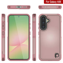 Charger l&#39;image dans la galerie, Punkcase Galaxy A56 Case, [Spartan 2.0 Series] Couverture lourde robuste claire [rose]
