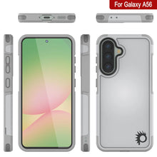 Charger l&#39;image dans la galerie, Punkcase Galaxy A56 Case, [Spartan 2.0 Series] Couverture lourde robuste claire [blanc]
