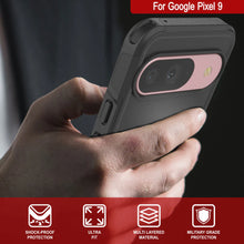 Charger l&#39;image dans la galerie, Punkcase Google Pixel 9 Case, [Spartan 2.0 Series] Couverture lourde robuste claire avec protecteur d&#39;écran intégré [noir]
