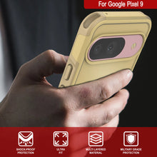 Charger l&#39;image dans la galerie, Punkcase Google Pixel 9 Case, [Spartan 2.0 Series] Couverture lourde robuste claire avec protecteur d&#39;écran intégré [jaune]
