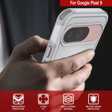 Charger l&#39;image dans la galerie, Punkcase Google Pixel 9 Case, [Spartan 2.0 Series] Couverture lourde robuste claire avec protecteur d&#39;écran intégré [blanc]
