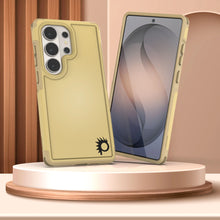 Load image into Gallery viewer, PunkCase Coque pour Galaxy S26 Ultra [Série Spartan 2.0] Coque transparente robuste et résistante [Jaune]
