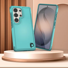 Load image into Gallery viewer, PunkCase Coque pour Galaxy S26 Ultra [Série Spartan 2.0] Coque transparente robuste et résistante [Bleu clair]
