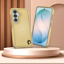Load image into Gallery viewer, PunkCase Coque pour Galaxy S26 [Série Spartan 2.0] Coque transparente robuste et résistante [Jaune]
