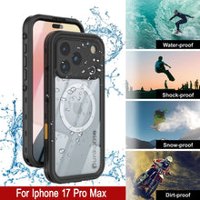 Load image into Gallery viewer, Étui IP68 imperméable iPhone 17 Pro Max, Punkcase [Black] [série StudStar] [Slim Fit]
