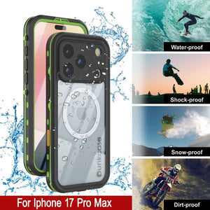 Étui IP68 imperméable iPhone 17 Pro Max, Punkcase [vert clair] [série StudStar] [Slim Fit] [Dirtoproof]