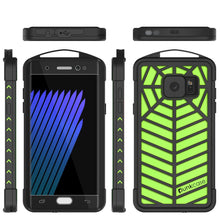 Load image into Gallery viewer, Étui étanche Galaxy Note FE, série Punkcase WEBSTER, vert clair | Coque de protection robuste
