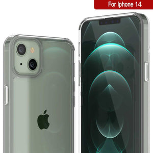 iPhone 14 Case Punkcase® LUCID 2.0 Clear Series Series w/ PUNK SHIELD Screen Protector | Ultra Fit (Color in image: purple)