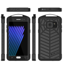 Load image into Gallery viewer, Coque étanche pour Galaxy Note FE, série WEBSTER de Punkcase, noire | Coque de protection robuste
