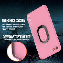 Load image into Gallery viewer, iPhone SE (4.7&quot;) Case, Punkcase Magnetix Protective TPU Cover W/ Kickstand, Tempered Glass Screen Protector [pink] 
