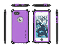 Load image into Gallery viewer, iPhone SE/5S/5 Waterproof Case, Ghostek® Nautical Purple Series| Underwater | Aluminum Frame (Color in image: Purple)
