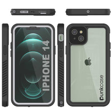 Load image into Gallery viewer, iPhone 14 Waterproof Case, Punkcase [Extreme Series] Armor Cover W/ Built In Screen Protector [White] (Color in image: Teal)
