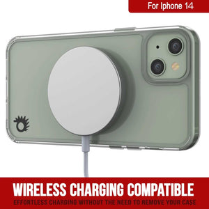 For Iphone 14. WIRELESS CHARGING COMPATIBLE (Color in image: crystal pink)